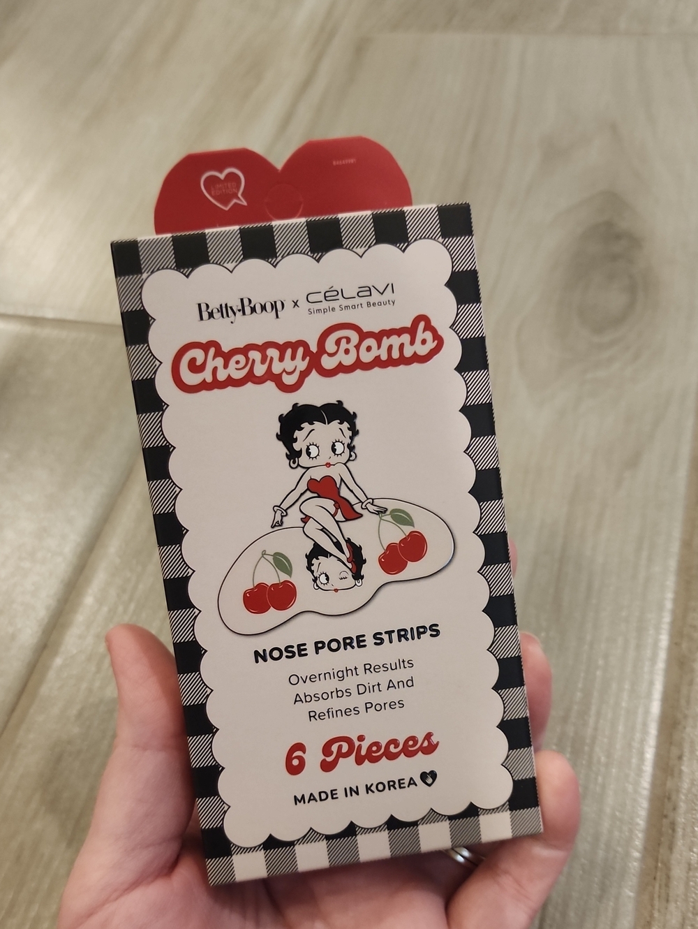 NWT Betty Boop X Celavi Nose Pore Strips